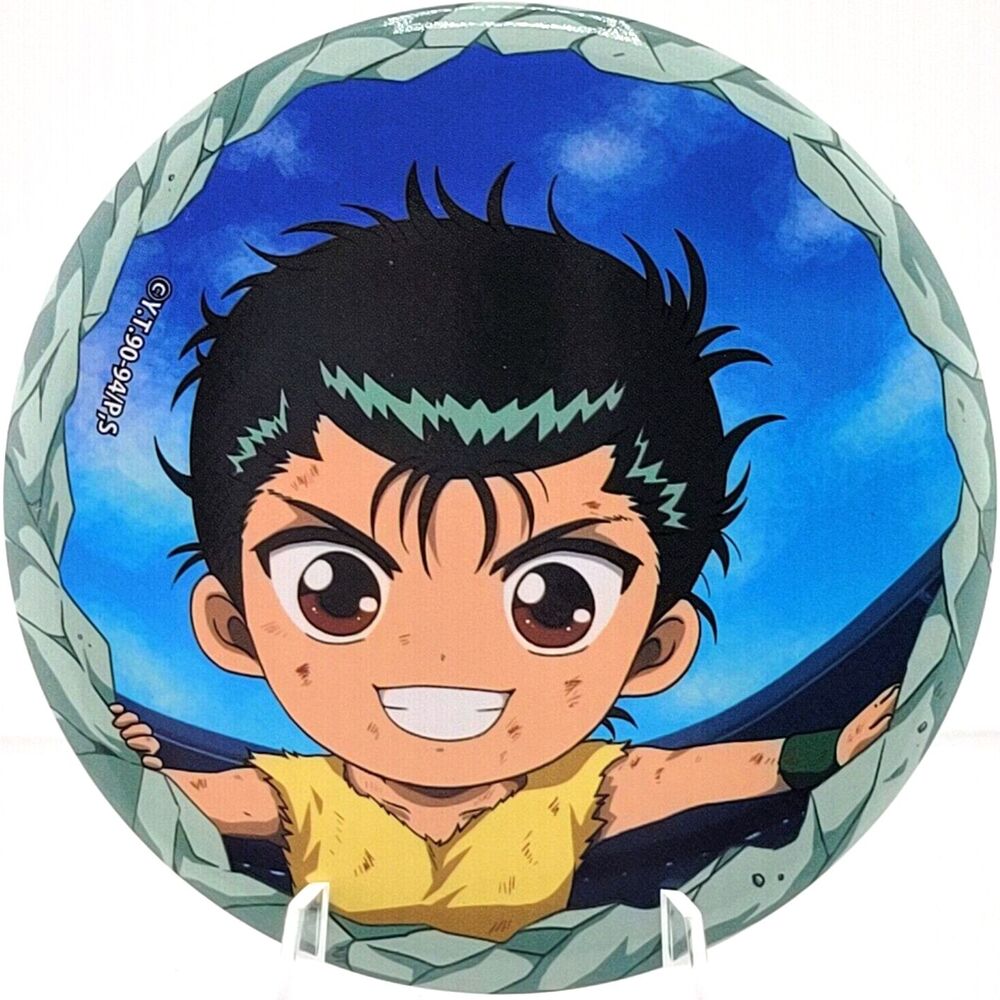 Yusuke Urameshi - Yu Yu Hakusho Anime Plaza Adores Blue Can Badge